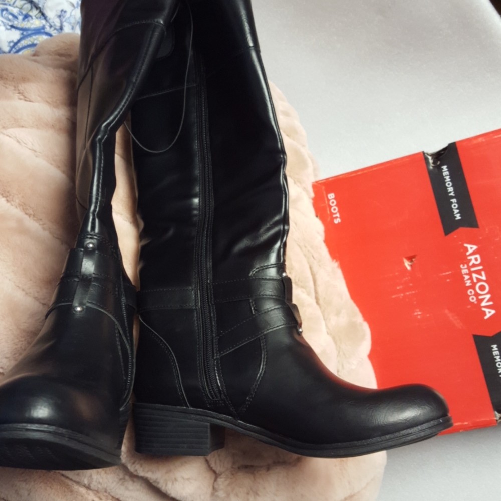 ❤️🌟 NIB womens Arizona Denver tall black boots sizes 7 & 7.5 ❤️🌟 - Picture 4 of 12